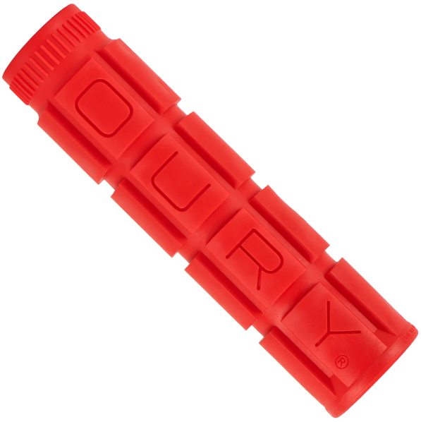 Oury V2 Single Compound Grips, 135/33mm, Candy Red