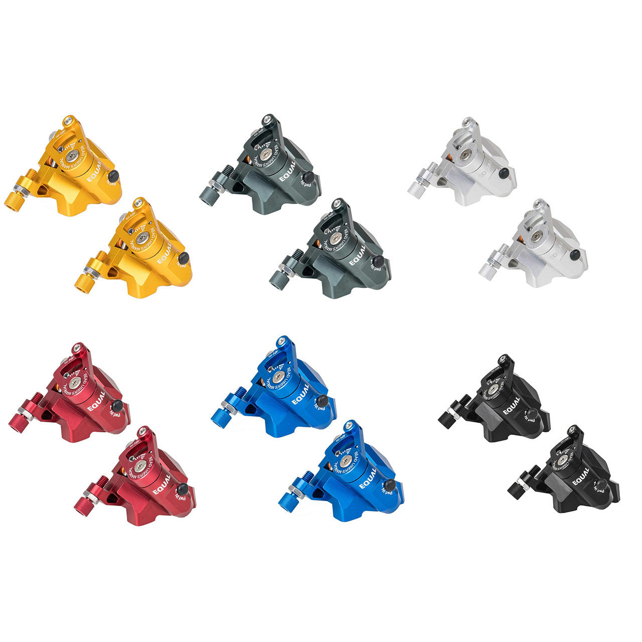 Growtac Equal Disc Brake Caliper Set - Flat Mount