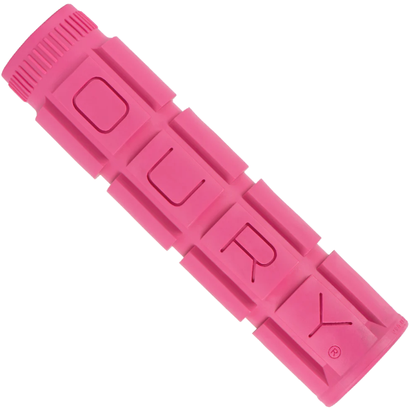 Oury V2 Single Compound Grips, 135/33mm, Pink Rush