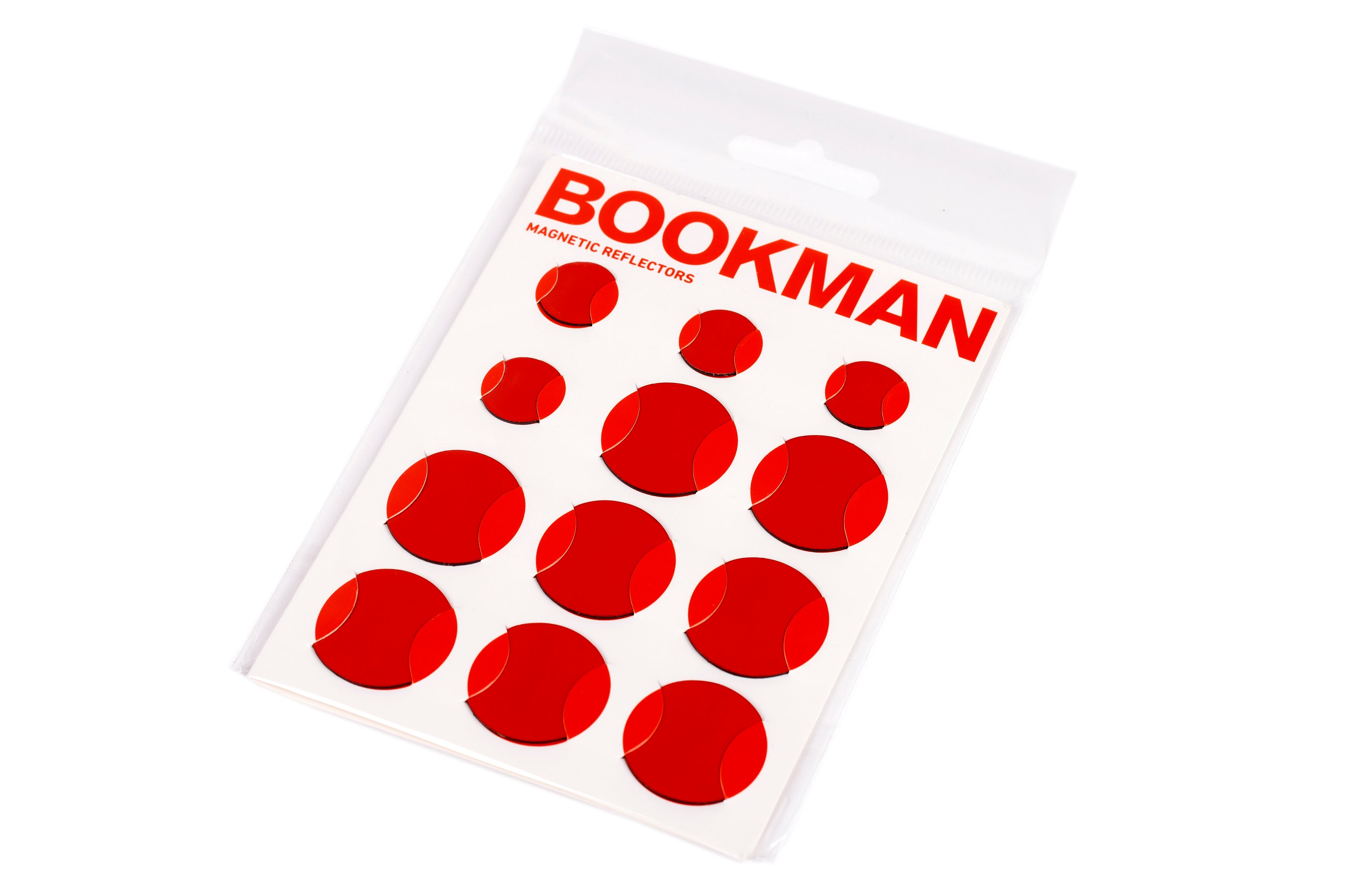 Bookman Magnetic Reflector Red