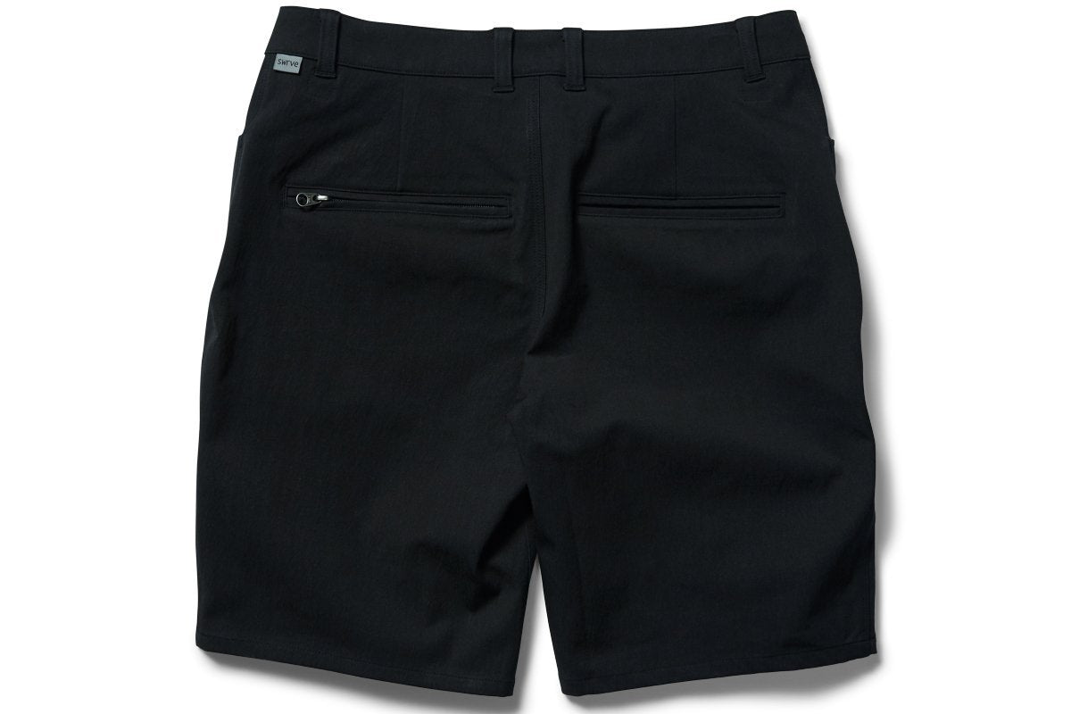 Swrve Durable Cotton Trouser Shorts Black