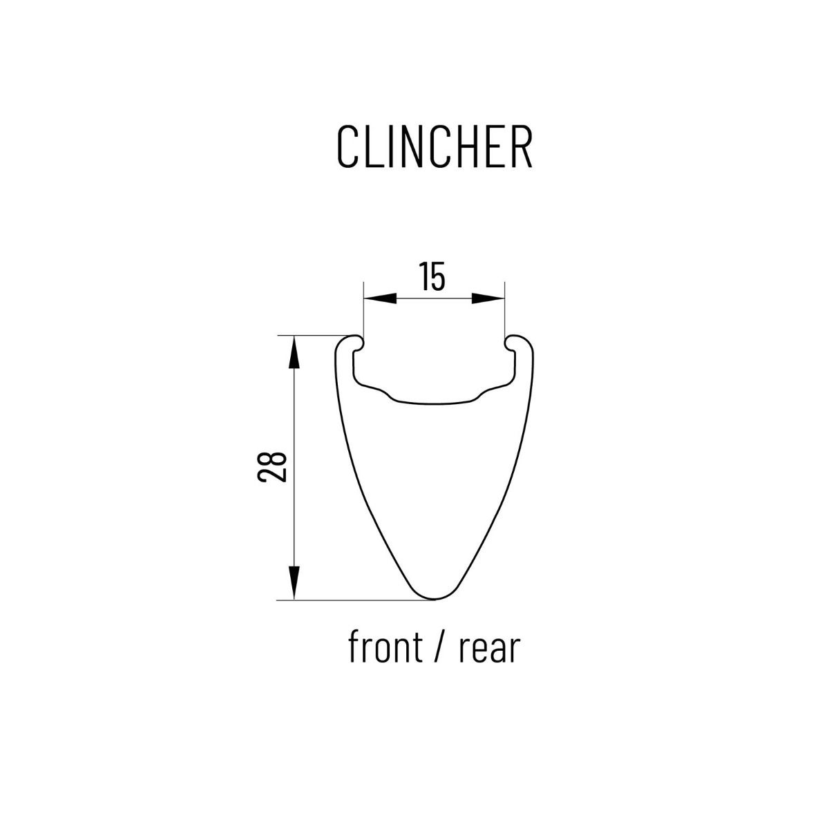Miche Pistard WR Track kanttråd hjulsæt