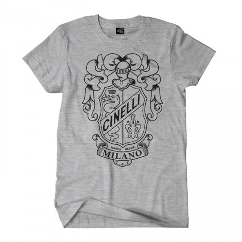 Cinelli Crest Grey Dam T-Shirt