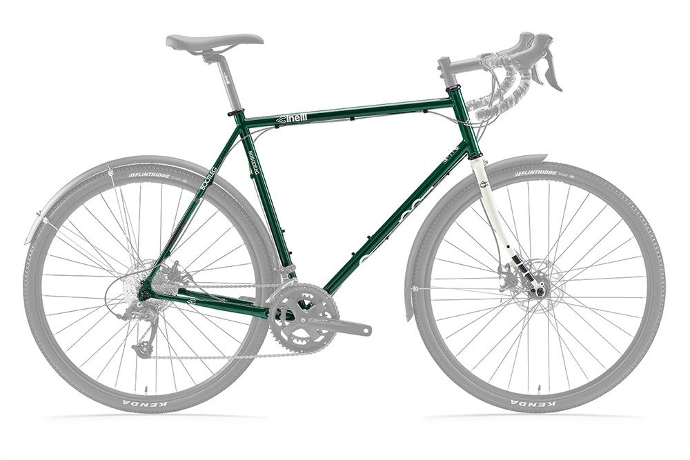 Cinelli Hobootleg Easy Travel Frameset - Forever Green X-Large