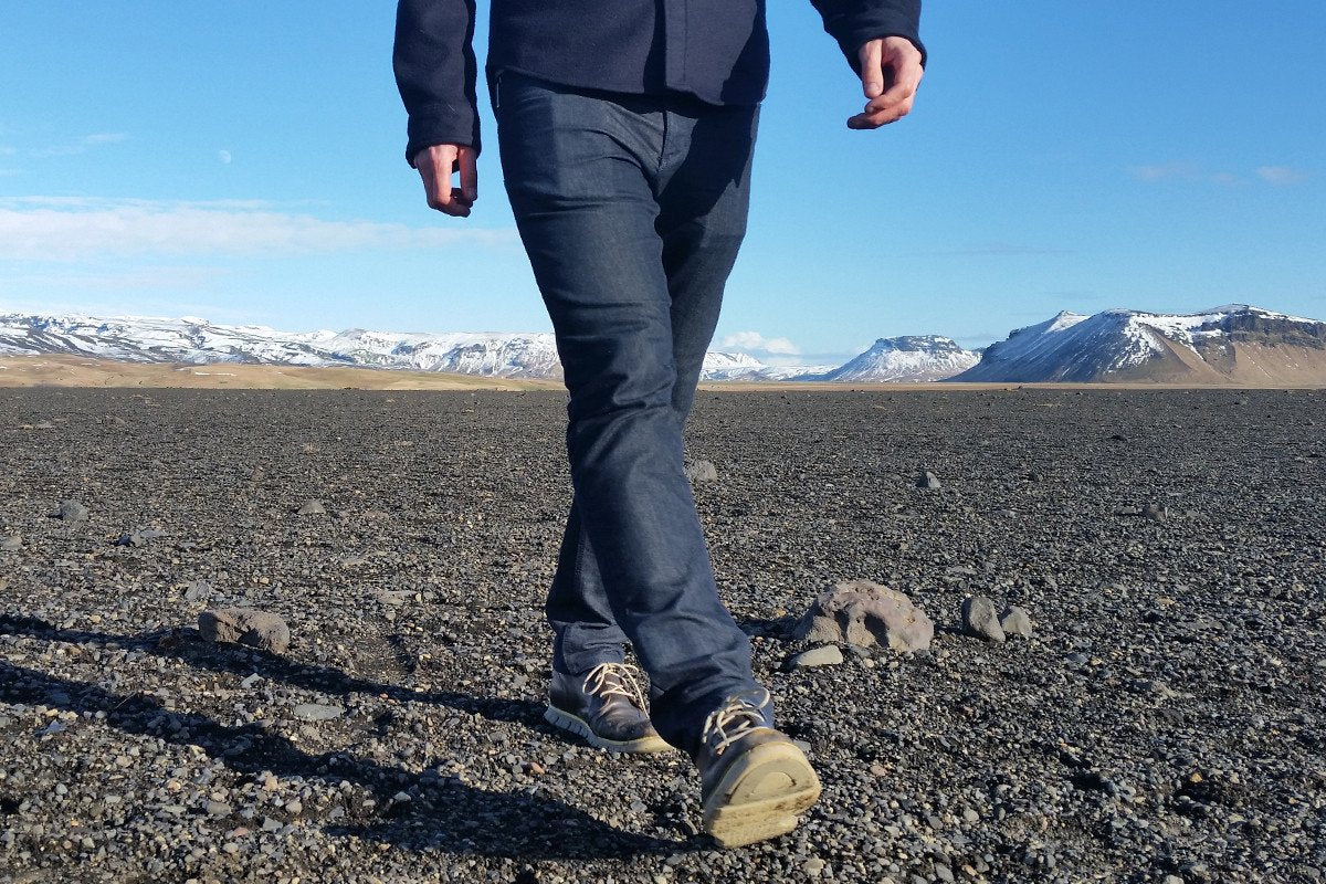 Swrve dopasowane dżinsy z denimu Cordura®