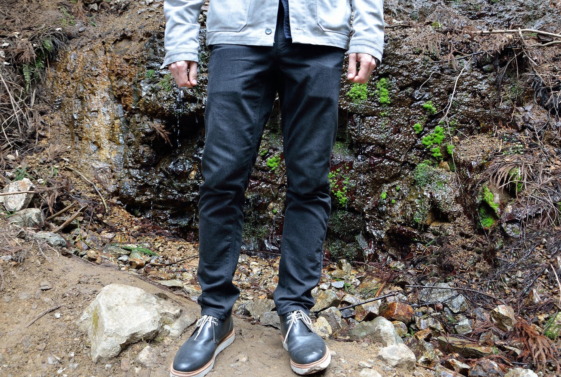 Swrve dopasowane dżinsy z denimu Cordura®