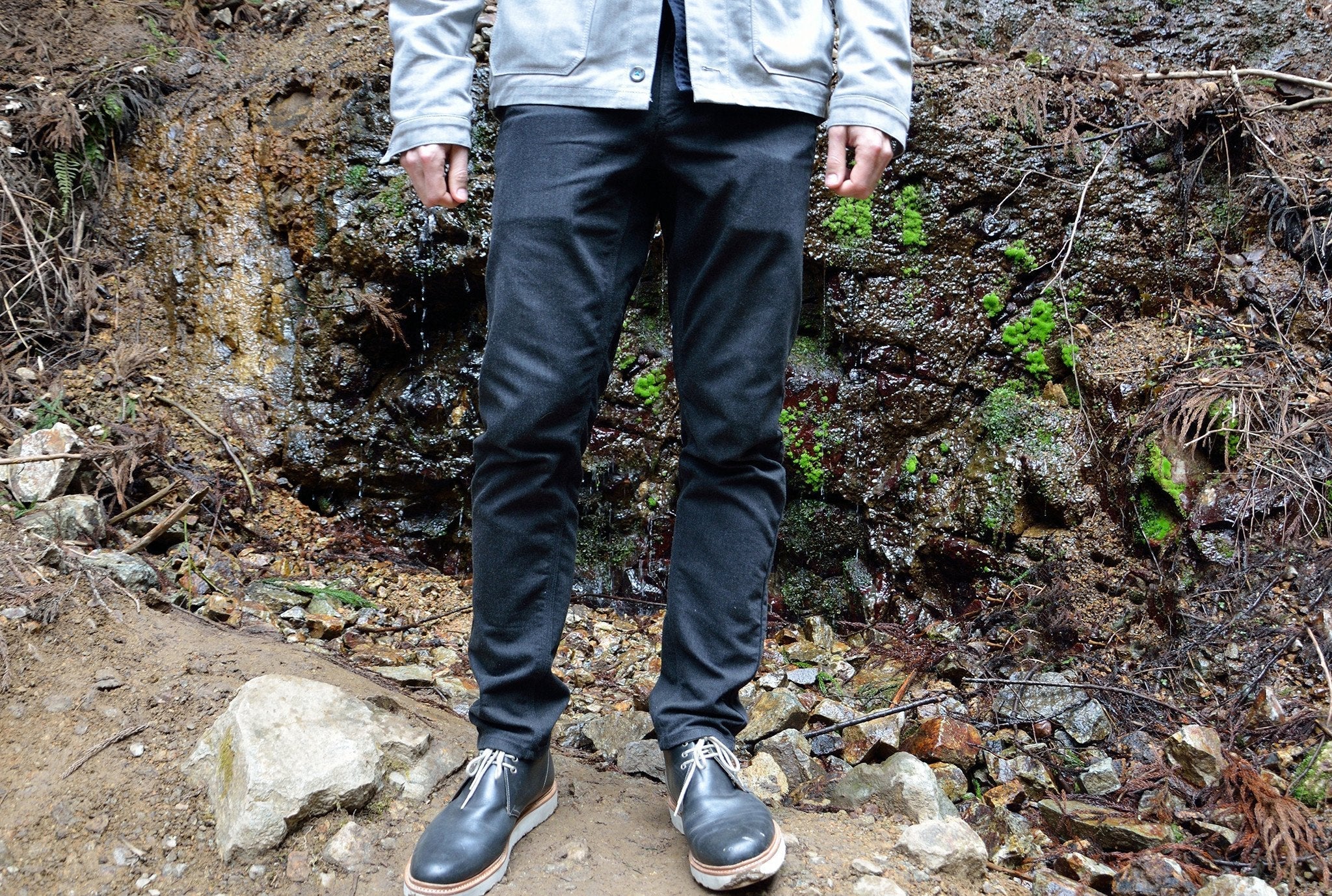 Swrve dopasowane dżinsy z denimu Cordura®