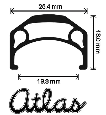 Obręcz Velocity Atlas 650B MSW 32H – srebrna