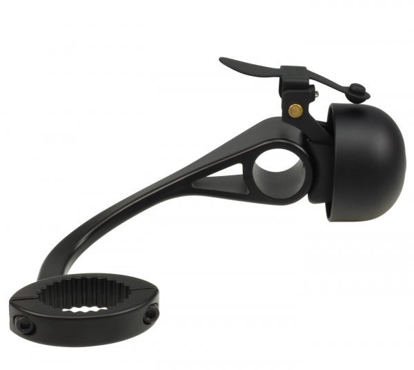 Crane E-ne SBR Bicycle Bell w/ Drop Bar Mount - All Black