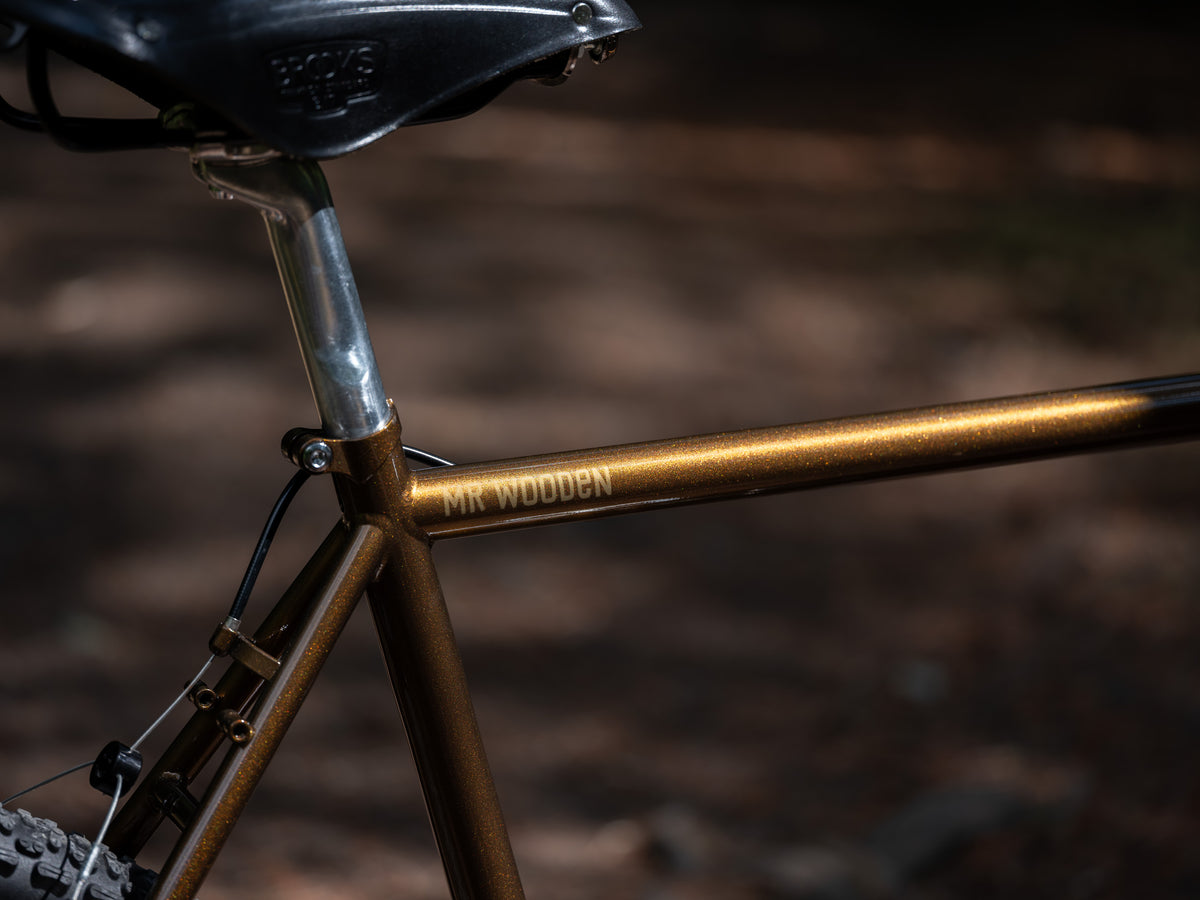 Brother Cycles Mr Wooden Spray Tan - Frameset