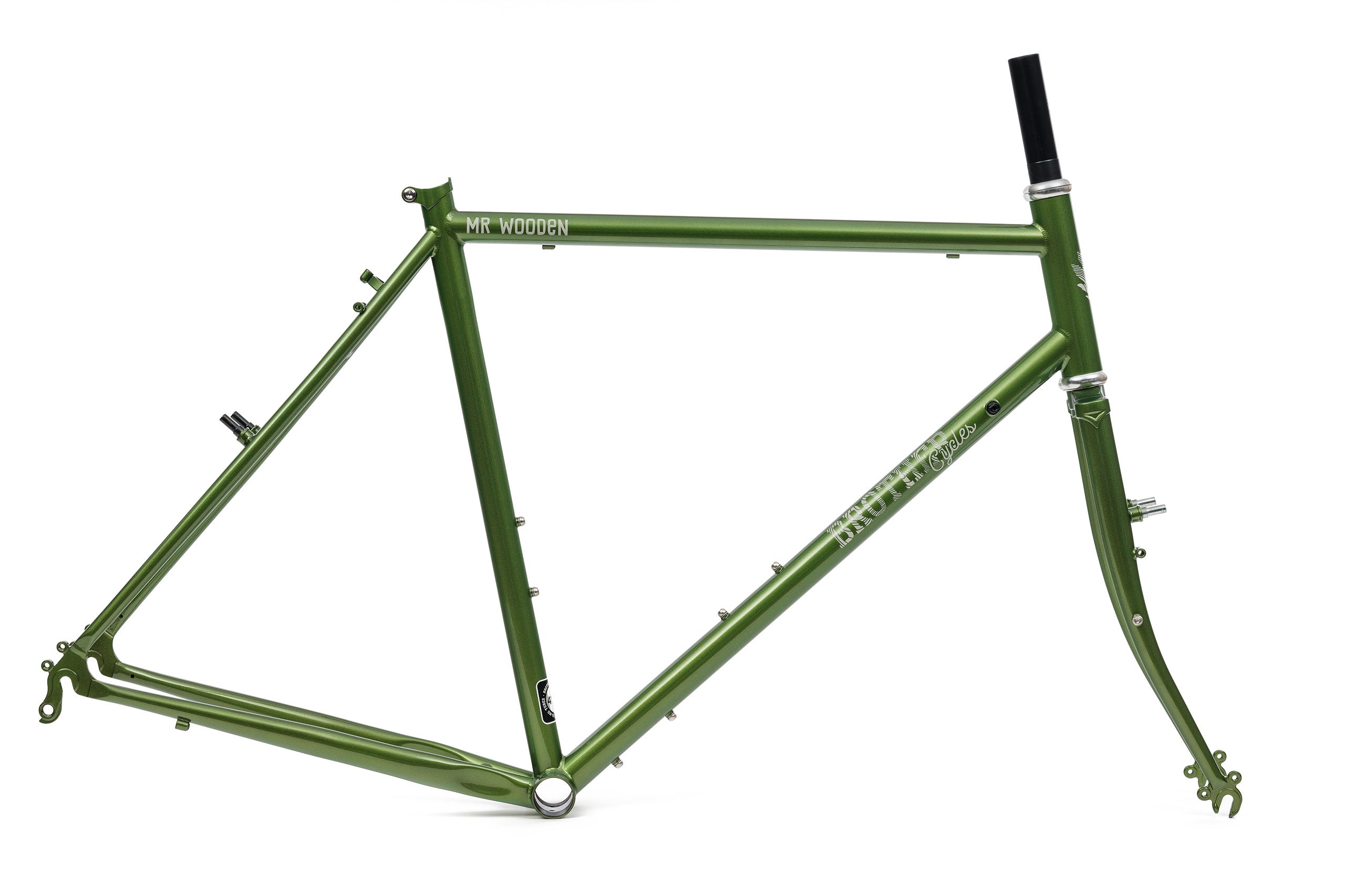 Brother Cycles Mr Wooden Green Metallic - Ramset X-Large