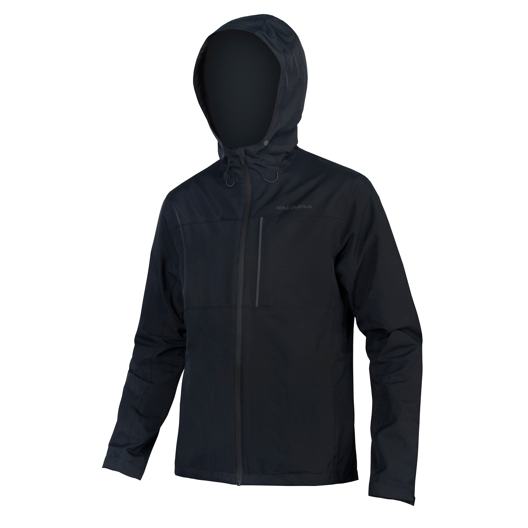 Endura Men's Hummvee Waterproof Hooded Jacket, Black