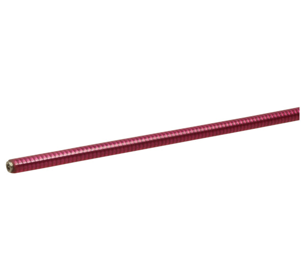 YOKOZUNA Vintage Stainless Steel Shifter Cable Housing Clear Vivid Pink