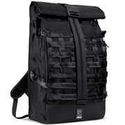 Chrome Barrage 34L Backpack - Black – Sned vy framifrån