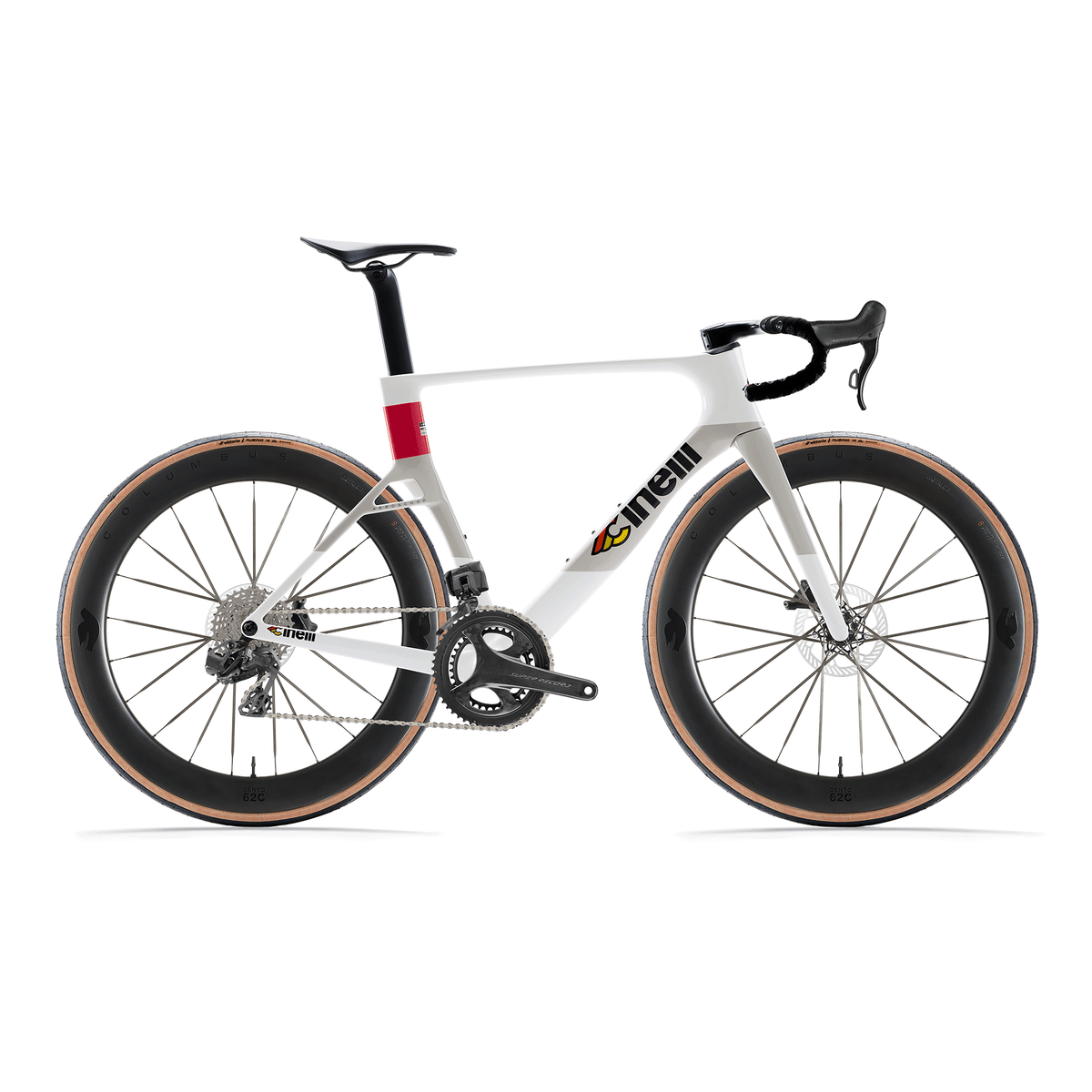Cinelli Aeroscoop Super Record WRL – Coral White