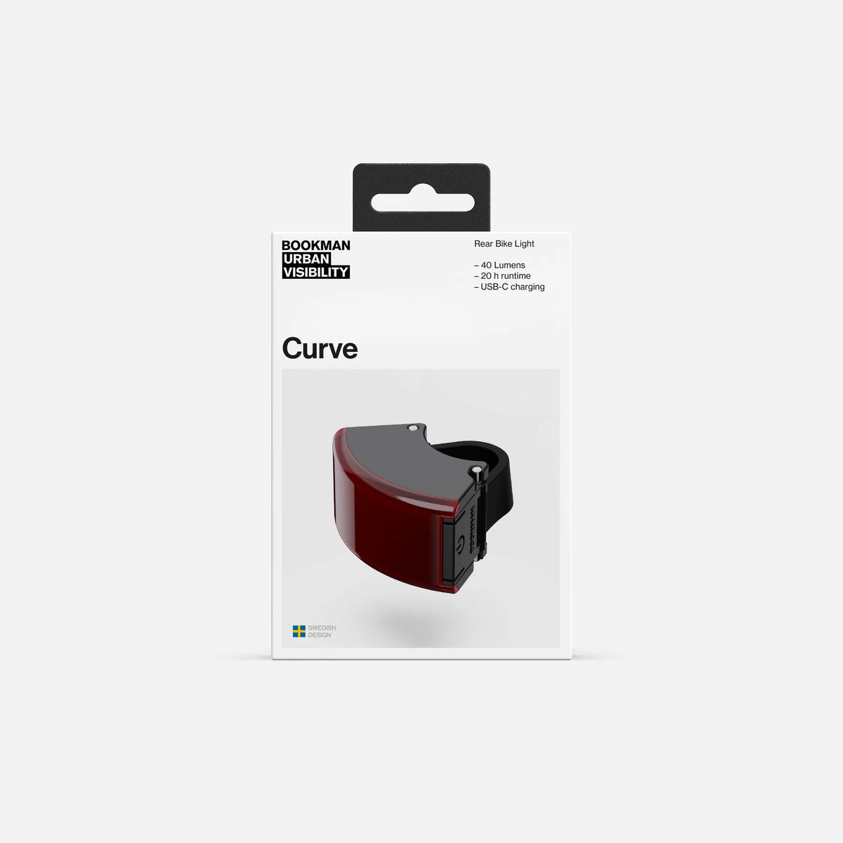 Bookman Curve Back Light Black/Black