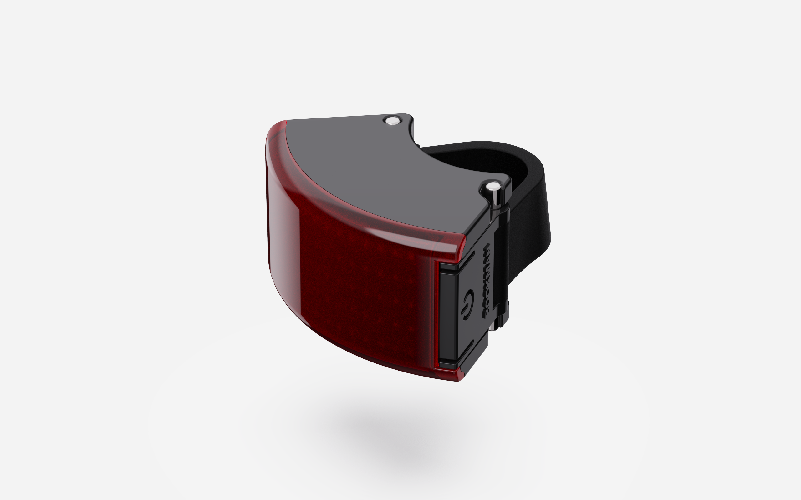 Bookman Curve Rear Light Black USB-C