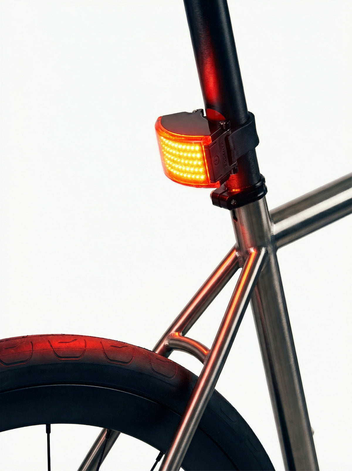 Bookman Curve Rear Light Black USB-C