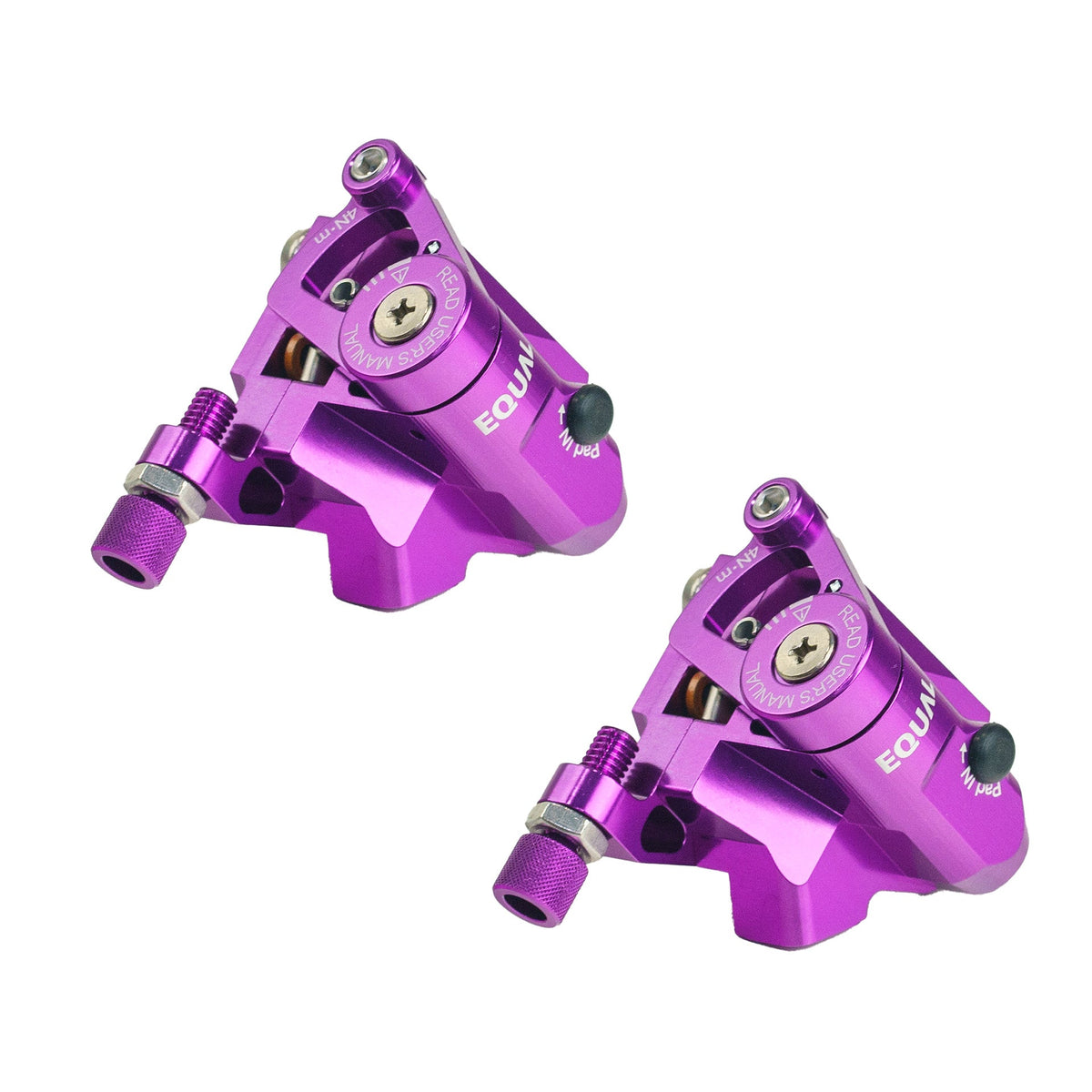 Growtac Equal Flat Mount - Clear Purple