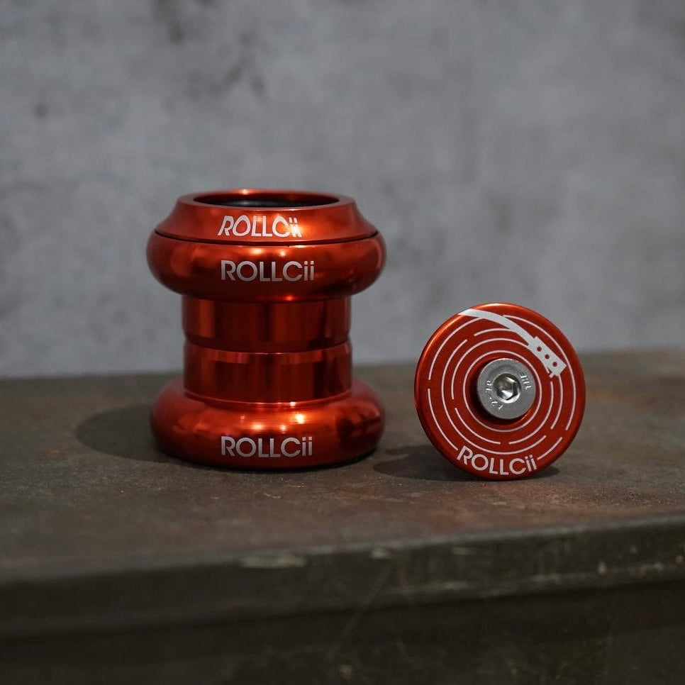 Veloci ROLLCii EC34/EC34 Headset 1 1/8″ Tangerine Fire