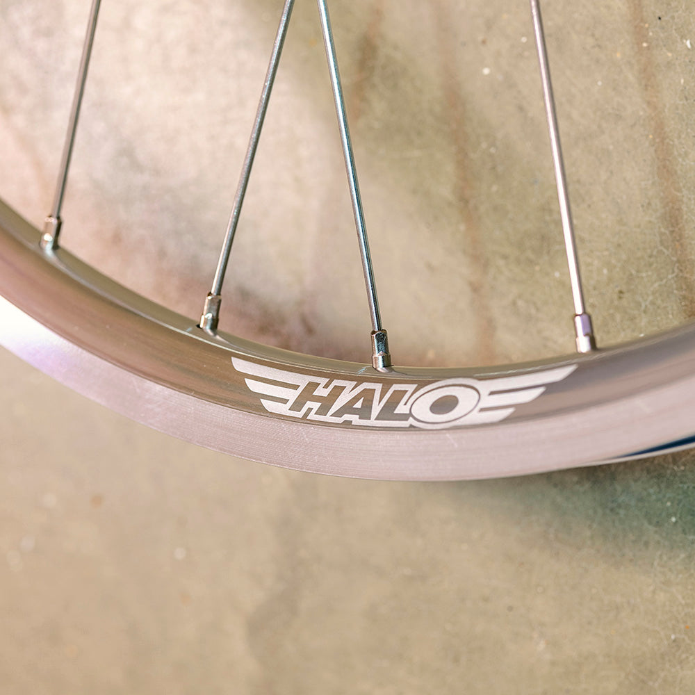 Halo Evaura Track Voorwiel Zilver 32G